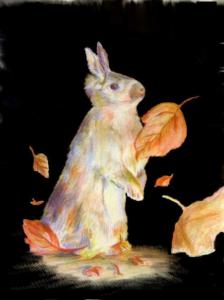 Autumn Rabbit and Digital Modification